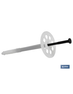 Pack of 200 units insulation panel fixing plugs 10x110