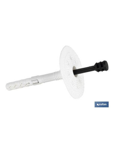 Pack of 200 units insulation panel fixing plugs 10x210