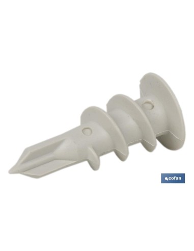 Pack 100 unidades taco nylon 15x33 para placas