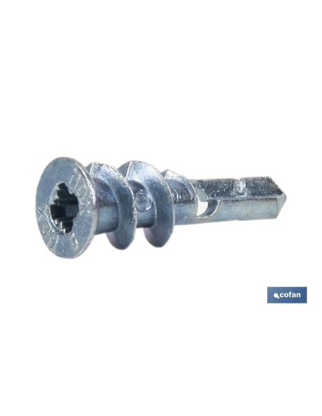 Pack mit 100 ZAMAK 13X37 PLATTENANKERN