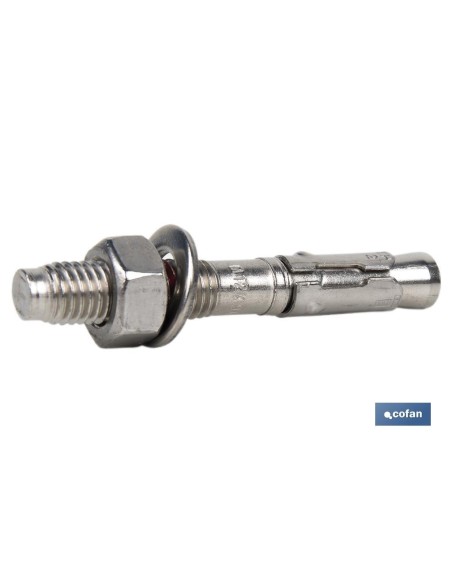Pack 100 unidades TACO ANCLAJE MTC M 8x90 INOX