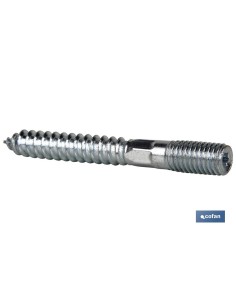 Pack mit 100 doppelt gewindeten verzinkten Stiften M8x60 mit Torx-Antrieb