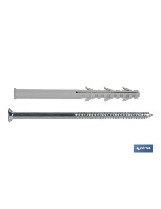 Confezione da 50 tasselli lunghi a percussione con vite Torx Ø10 x 120 mm