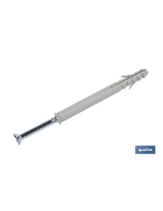 Pack 50 unidades taco largo de golpe con tornillo Pozidrive Ø10 x 160 mm 2