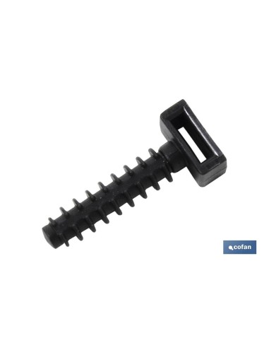Pack mit 100 Bohrkragenankern schwarz 8 mm
