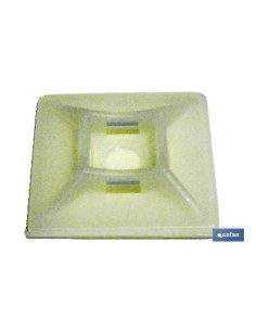 Pack of 100 Adhesive Cable Ties 12x12 with Strong Adhesion