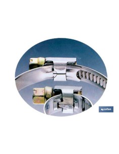 Pack de 50 colliers métalliques bande 9mm 50-70 2