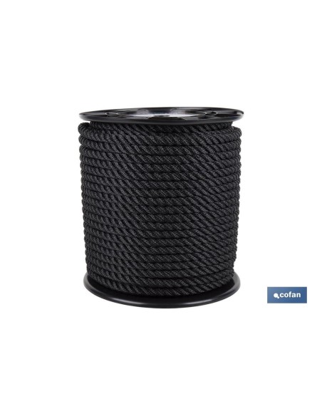Cavo di ormeggio 16 mm 100 m nero