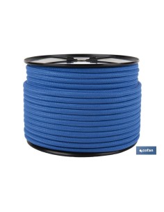 Carrete Escota Náutica 14 mm com Capa de Poliéster 100 m Azul