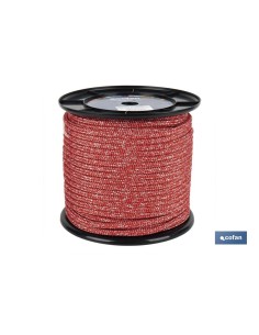 Nautical Braided Rope 14 mm 100 m Red