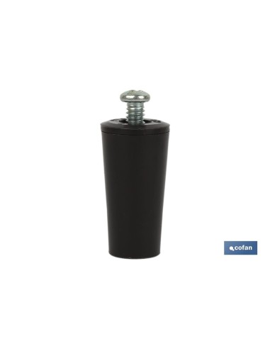 Pacco da 20 unità di fermo per tapparelle 40 mm marrone con vite M-6