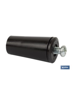 Pack de 20 unités butée de store 40 mm marron avec vis M-6 2