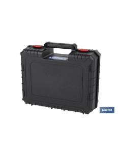 Tool case with foam and ergonomic handles 384 x 335 x 144 mm
