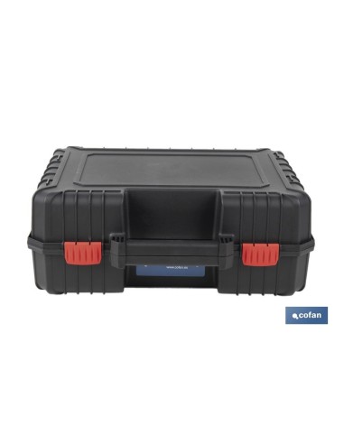 Tool case with foam and ergonomic handles 384 x 335 x 144 mm