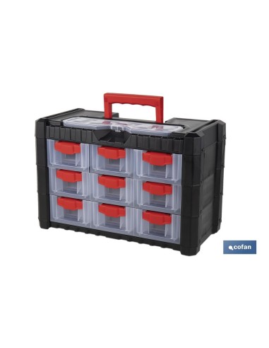 9 Drawer Cabinet 400 x 200 x 260 mm for Tools