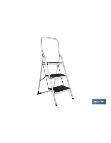 Échelle domestique en acier 3 marches 70 cm