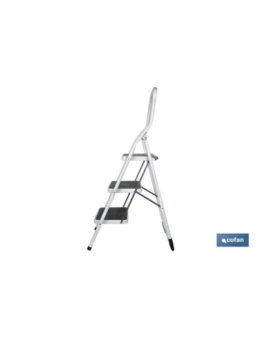 Échelle domestique en acier 3 marches 70 cm
