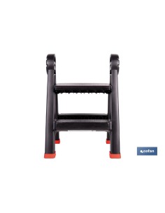 Klappleiter 2 Stufen mit rutschfester Oberfläche 2