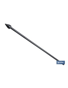 Plantador redondo 50 x 1280 mm con mango metálico