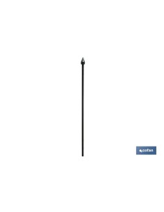 Piantatore rotondo 50 x 1280 mm con manico metallico 2