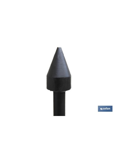 Plantoir rond 50 x 1280 mm avec manche métallique