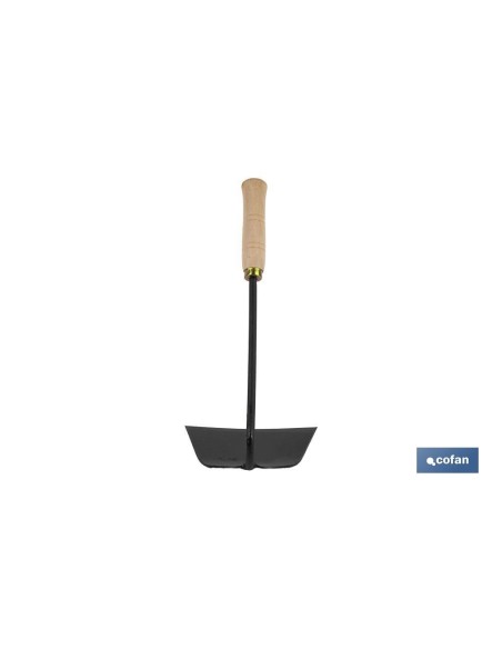Large hoe 140 x 100 x 370 mm with hardened steel
