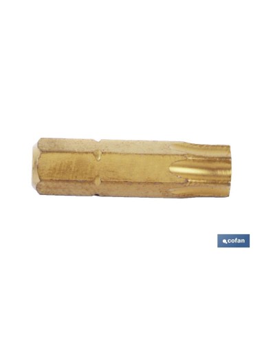 Pack of 5 Titanium Tip 1/4 25mm T-20