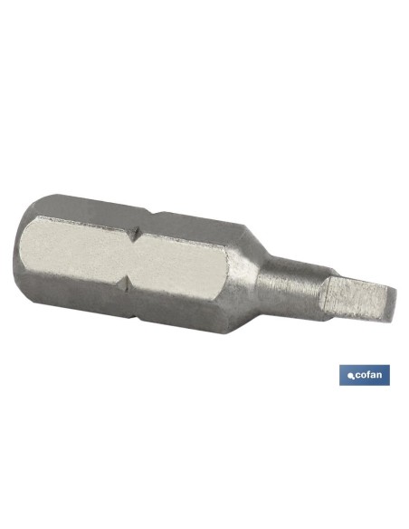Pack mit 3 quadratischen Bits R-3, 25mm für Schraubendreher
