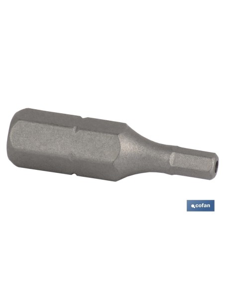 Pack de 5 Embouts Hexagonaux Inviolables 25mm pour Tournevis