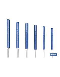 Botador cilíndrico 5,5 mm de acero al cromo vanadio