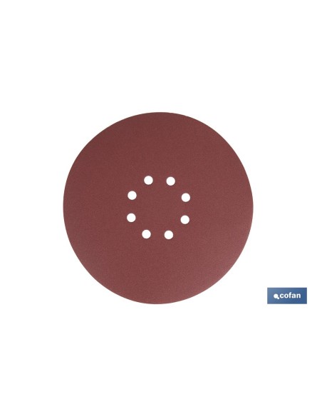 Pack mit 5 Schleifscheiben für Wand- und Decken Schleifer 8 Löcher Ø225 mm G 60