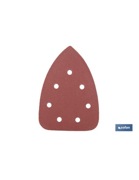 Pack mit 5 Schleifblättern für Mouse-Schleifer 100 x 140 mm G 180