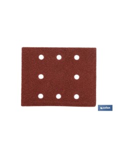 Pack de 5 feuilles de ponçage pour ponceuse orbitale 8 trous 114 x 140 mm G 120 2