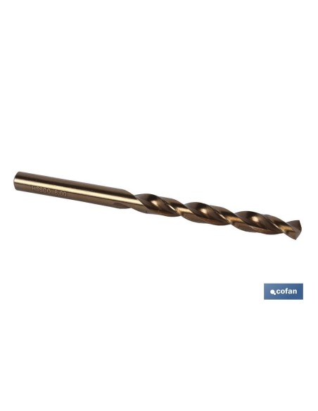 Pack de 10 forets en cobalt 3,25 mm pour acier et fer
