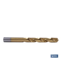 Pack of 10 titanium drill bits 7.0 mm for hard steel