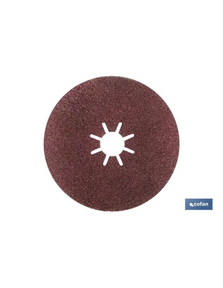 Pack of 25 fiber discs 115 mm - grit 60