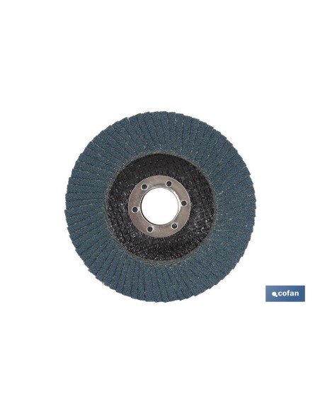Pacote com 5 unidades disco laminado zirconio 115 mm com suporte côncavo