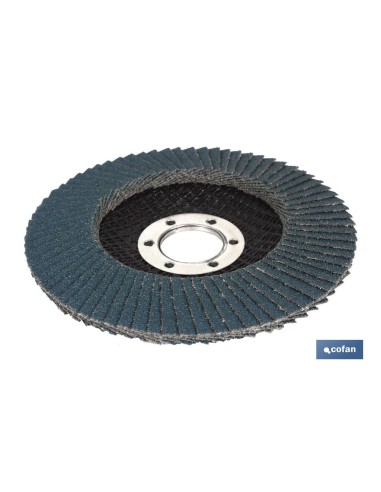 Pacote com 5 unidades disco laminado zirconio 115 mm com suporte côncavo