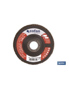 Pack mit 5 Standard-Flachlaminier-Disk 115 mm G-40 Zirkonium