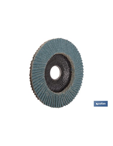 Pack 5 discos laminados estándar plano 115 mm G-40 zirconio