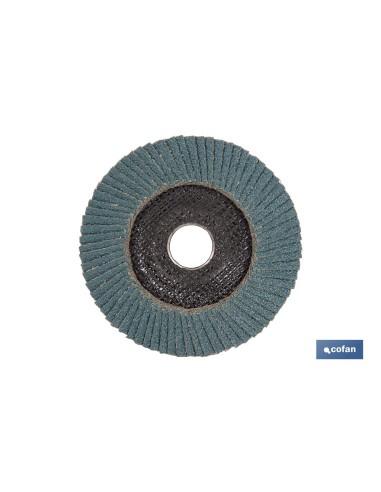 Pack 5 discos laminados estándar plano 115 mm G-80 zirconio