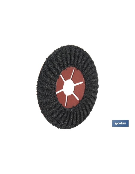 Pack of 25 Semi-Flexible Abrasive Discs Ø115 G-120 for Grinders
