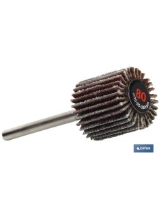 Pack mit 10 Mini Ventilator Schleifscheiben mit Griff 10x10x3 G-120