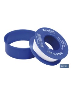 Rullo 12 m nastro PTFE 12mm x 0,10mm per idraulica 2