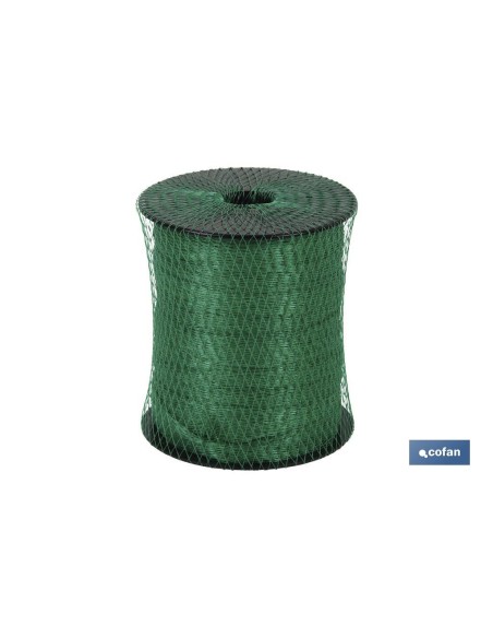 Rullo di rete tubolare universale 100 25m rosso