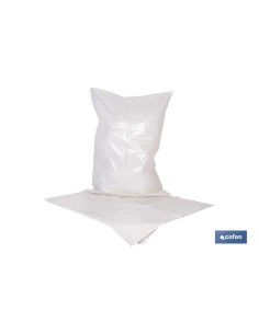 Pack mit 10 Polyethylenbeuteln 550 x 750 mm - hohe Widerstandsfähigkeit