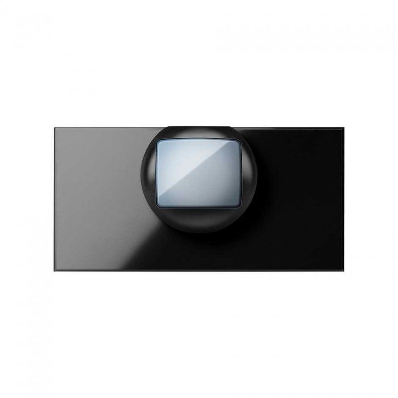 Tampa do detector de presença preto brilhante SIMON 100 10001060-138