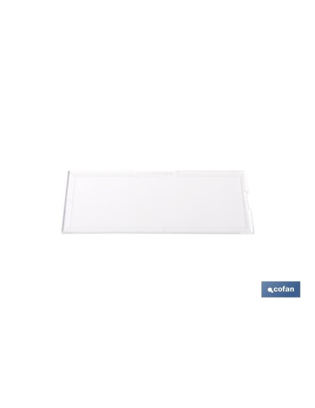 Black welding lens, replacement no. 11, 5x11 cm