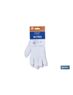 Pack mit 12 Baumwollstrickhandschuhen mit elastischem Bündchen 2