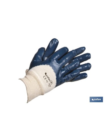 Pack of 12 Blue Nitrile Gloves T-8 High Resistance